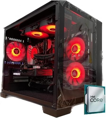 EMCA4 Computer Gaming PC Assemblato i7 13700f - RTX 4070 TI SUPER 16GB - SSD M.2 1TB nvme - Ram 32GB DDR5 6000Mhz XMP - B760 WIFI - ARGB - Dissipatore a Liquido 360mm - Windows 11