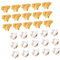 Abaodam Realistic Artificial Popcorn Models 30pcs Pretend Popcorn for Kitchen Bar Decor