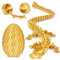 Olee Odee Dracheneier 3D-gedruckte Fidget-Spielzeuge für Erwachsene Überraschungsgeschenke für Kinder Freunde Kollegen Geburtstag Halloween Weihnachten Ostern Festgeschenke (Gold)