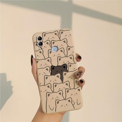 Compatibile con Honor 10 Lite/Huawei P smart 2019 - Custodia Morbida Silicone Bordi Dritti Protezione Completa Della Fotocamera Cover