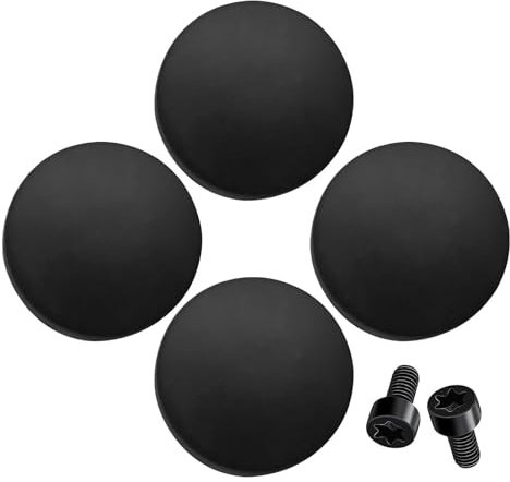 Doorbell Button Replacement Kit - 4Pcs Replacement Buttons and 2Pcs Screws for Video Doorbell Repair | Doorbell Repair Parts Fix Split, Cracked, Broken Buttons | Ring Doorbell Accessories