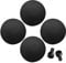 Doorbell Button Replacement Kit - 4Pcs Replacement Buttons and 2Pcs Screws for Video Doorbell Repair | Doorbell Repair Parts Fix Split, Cracked, Broken Buttons | Ring Doorbell Accessories