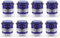 8Pcs Corea Originale Corona 30mm Silenzioso 203C-S Pulsante Arcade Cherry Interruttore DIY Joystick PC PS3 HITBOX Gioco di combattimento (Viola)