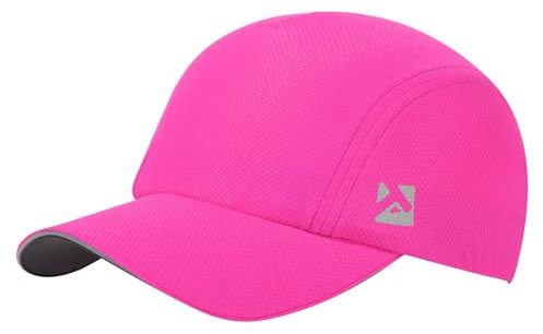 TOP-EX XL/XXL Pferdeschwanz Baseball Caps Damen Atmungsaktiv Kuehl Baseballkappe Sonnenschutz Leicht Sonnenhut Tennis Laufen Sommerhut Fuchsie Mittel