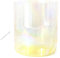 Set de cuencos cantores de cristal, Cuenco tibetano de cristal de 7 pulgadas y 432 HZ, for curación con sonido, meditación, oración, reducción del estrés, con golpeador y junta tórica(Yellow,G Note)