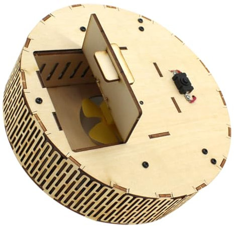 Sosoport Robot Balayeur Kit Stem pour Adolescents Modèle De Robot Aspirateur Voiture Kit De Construction Scientifique en Bois Modèles Scientifiques Kits Scientifiques Stem Kit