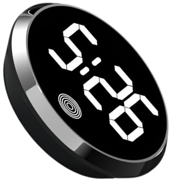 Horloge Voiture, Montre Digitale Petite Tactile, avec Affichage LED pour Maison Camping-Car Frigo Classe