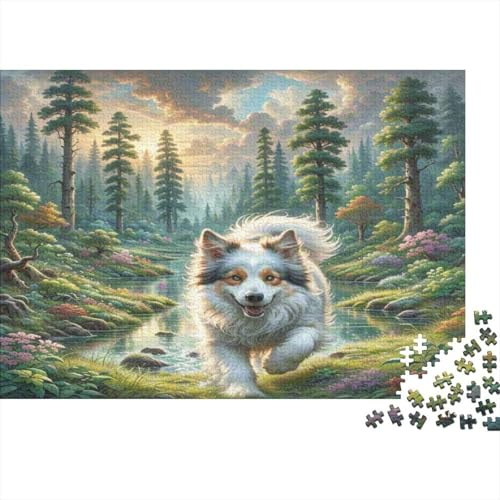 Jeu Berger 1000 pièces, Papier recyclé Mixte, forêt, Stimulant et ludique, activité éducative, Loisir détente 70x50cm