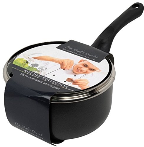 Bronze Collection AFS016 Non Stick Sauce Pan and Lid, 16 cm, Multicolour