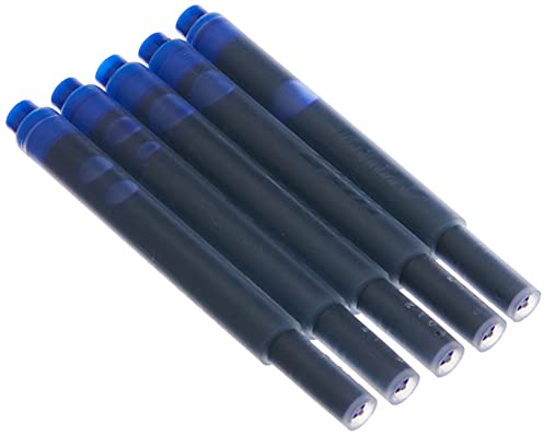 LAMY T10 4er Set löschbare Tintenpatronen mit großem Tintenvorrat - geeignet für alle Lamy Patronenfüllhaltermodelle - Inhalt 1,25ml je Patrone - 5 Stück pro Päckchen - Tintenfarbe blau