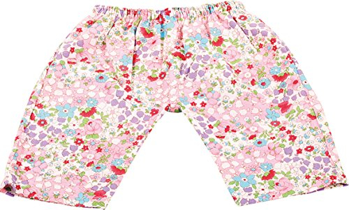 Götz 3402504 Stoffhose Mille Fleur für Babypuppen - Puppenkleidung Gr. S passend für Puppen von 30-33 cm