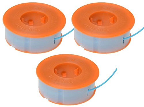 ALM 3 x Strimmer Spool & Lines For Bosch ART 23 26 30 Combitrim Easytrim