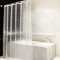 OTraki Duschvorhang 180 x 200cm Eva Wasserwürfel Duschvorhänge Badvorhänge Fenster 3D Wasserdicht Anti Schimmel Umweltfreundlich Waschbar Shower Curtains Halbtransparent Klar für Badezimmer EINWEG