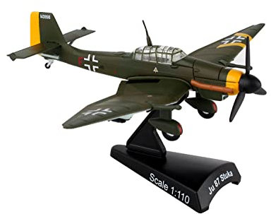Daron Postage Stamp PS5339-4 Junkers JU 87 - Modellino pressofuso in scala 1:110 con supporto
