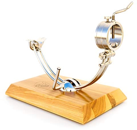 Jamonero Afinox Primus con Base de Madera de Fresno