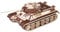 EWA Eco-Wood-Art 3D Puzzle Erwachsene 3D Holzpuzzle mit Gummibandmotor, Rädern & rotierender Kanone 965 Teile DIY Holzpanzer Modellbausatz T-34-85 Erwachsene & Jugendliche 14+