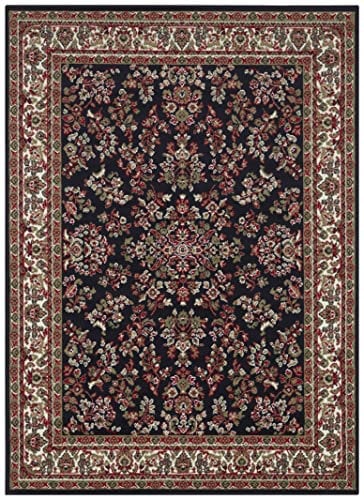 Hanse Home Design Kurzflor Wohnzimmerteppich Orient - Zabul Perser Look, Orientalischer Teppich für Esszimmer, Wohnzimmer, Schlafzimmer - Blau, 180x260 cm