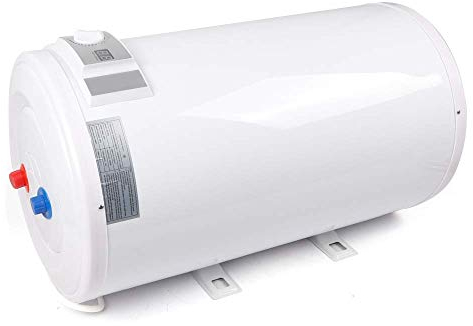 Berkalash Caldera eléctrica de agua caliente de 50 litros, indicador de temperatura LED, 2000 W, horizontal