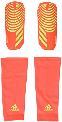 Unisex-Adult League Predator Shinguard Solar Red/Team Solar Green/Team Solar Green Large