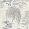 Arthouse Oriental Garden Trees Wallpaper - Soft Blue/Neutral 909809