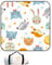 DOTBUY-SHOP Coperta da Picnic Impermeabile Portatile, Antisabbia Coperta da Campeggio Grande Pieghevole Leggero Bambini Come Tappeto da Gioco per Spiaggia Giardino (Zoo,150x100cm)