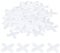 sourcing map 300Pcs Tile Spacers 4mm 5/32 Wall Floor Tile Plastic Cross Spacer for Ceramic Tile Installation, White
