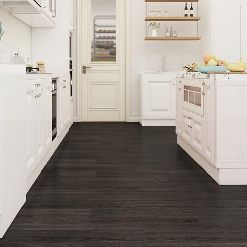 FLOREXP Vinyl-Bodenbelag – Linoleum-Bodenbelag mit Holz-Effekt,abziehen und aufkleben,Bodenfliesen,selbstklebend,2.0mm 36 Stück,wasserdicht, für Küche, Wohnzimmer