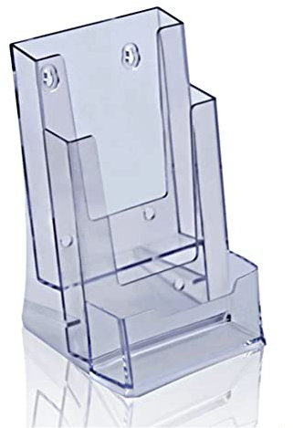Shntig Kartenhalter mit 3 Fächern, Ständer, für den Schreibtisch, Wandmontage, Arbeitsplatte