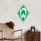K&L Wall Art selbstklebendes Wandtattoo SV Werder Bremen Wohnzimmer Wandsticker Kinderzimmer Deko 20x30 cm (Grün, 60x90 cm)