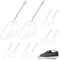 EAEVKPI 5 Paar Schuhspanner, Schuhspanner aus Kunststoff, Schuhspanner Herren,Transparente Verstellbare Metallfeder Schuh Tree, Schuhstrecker Geeignet für alle Arten von Schuhen