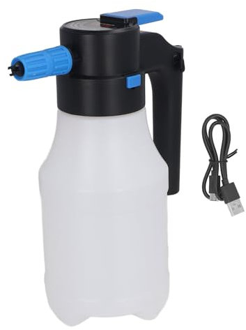 Schaumreiniger-Spray für Auto, Sprühschaum mit USB-Druckschaumpistole, Farbspritzgerät für Haus, Garten und Auto, Schönheit und Reinigung, Autowaschzubehör (1,5 Liter)