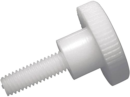 TOOLCRAFT 830396 Raendelschrauben M5 10mm Schlitz DIN 465 Kunststoff, Polyamid 10St.