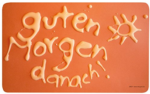 Inkognito Frühstücksbrettchen 23 x 14 cm • 68027 ''Morgen danach Künstler Julia Weiss • Dies & Das • Küche & Frühstück • Frühstücksbrettchen • Schneidebrettchen • Brettchen
