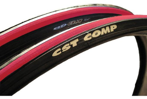 CST Zar Road faltbar Reifen, rot/schwarz, 700cm x 25