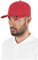 Flexfit 5 Panel Baseball Cap - Unisex Mütze, Kappe für Herren und Damen, einfarbige Basecap, rundum geschlossen - Farbe red, Größe S/M