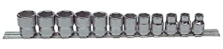 Bahco Socket Wrench Set 3/8, 7400SM on Clip Strip 12 Pcs