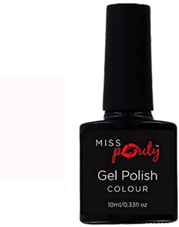Miss Pouty Nail Polish Soak Off UV Nail Gel Polish 10ml - 14 day wear! UK Cosmetic Specialists (Hot Pop Pink - 80519)