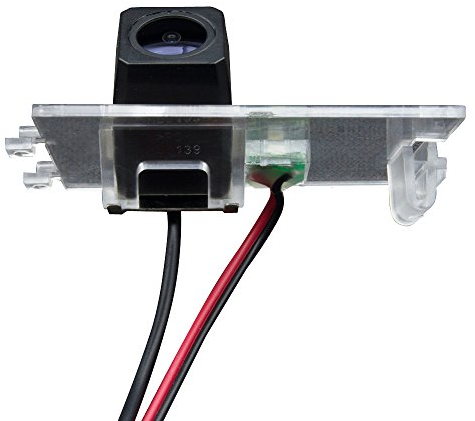 18mm Rückfahrkamera fahrzeugspezifische Kamera unauffällig integriert in der Kennzeichenbeleuchtung Nummernschildbeleuchtung für Jeep Compass Wrangler Cherokee/Patriot/Grand Cherokee