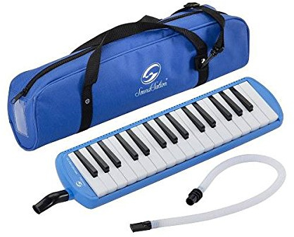 Melodica Diamonic 32 Lehrtasten Farbe Blau Melody Key 32-BL