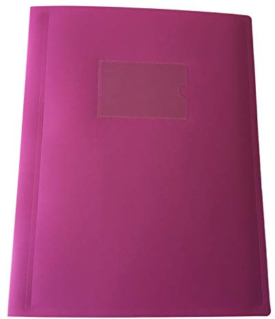 Janrax A4 Pink Flexible Cover 20 Pocket Display Book - Presentation Folder