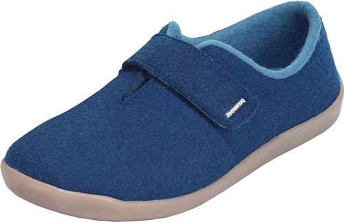 Cosyfeet Frieda - French Navy - 8-6E Width - Extra Wide Women's Slippers