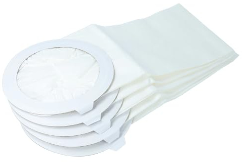 vhbw 5x Staubbeutel kompatibel mit Clarke CAV 2.2 | Comfort Pak 10 Staubsauger - 23cm x 20cm Grau Weiß