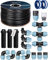 HOLZBRINK Start Set Bewässerungssystem Rasenbewässerung inkl. 50 m LDPE Verlegerohr 25 mm, 3x Versenkregner, HTB-11-3-50