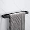 Celbon Barres Porte-Serviettes Auto-Adhésif Support De Serviettes en Acier Inoxydable pour Salle De Bain Ou Cuisine sans Percage (Noir, 40cm Auto-adhésif)