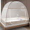 Moskitonetz Bett Pop Up, Faltbares Bett-Moskitonetz, Tragbares Reise-moskitonetz, Moskito-Campingzelt für Schlafzimmer Outdoor Camping, Einfache Installation, Feinmaschig (Braun, 190×100×100 cm)