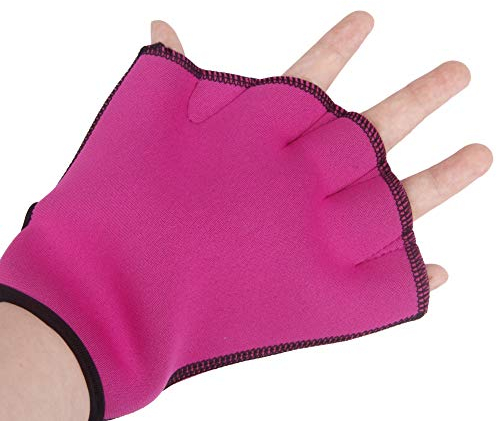 Aqua Handschuhe Schwimmhandschuhe Neopren Swimpaddles Swim Gloves Wasserwiderstandstraining Paddel Erwachsene Jugend Fitness Surfen Sport Handflossen Trainingshandschuhe für Schwimmen Tauchen