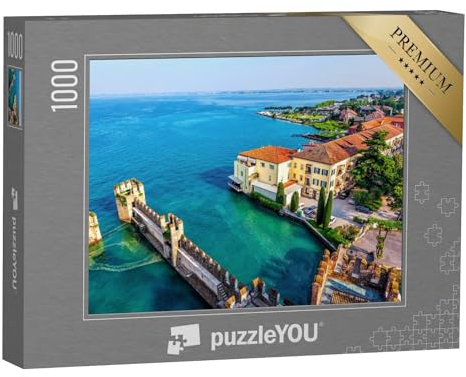 puzzleYOU: Puzzle 1000 Teile „Sirmione am Gardasee, Italien“ – aus der Puzzle-Kollektion Gardasee