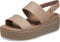 Crocs Brooklyn Low Wedge, Sandali Donna, Latte Mushroom, 42/43 EU