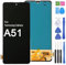 iYAiYO Écran Incell Écran Tactile Digitizer Remplacement Compatible avec Samsung A51 Écran Complet avec Outils-Noir