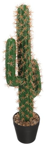 GOOHOCHY Cactus Artificial Grande Maceta Planta Decorativa Material Plástico Diseño Realista Adecuado para Decoración del Hogar Oficina Decoración Sin Cuidados Obsequios